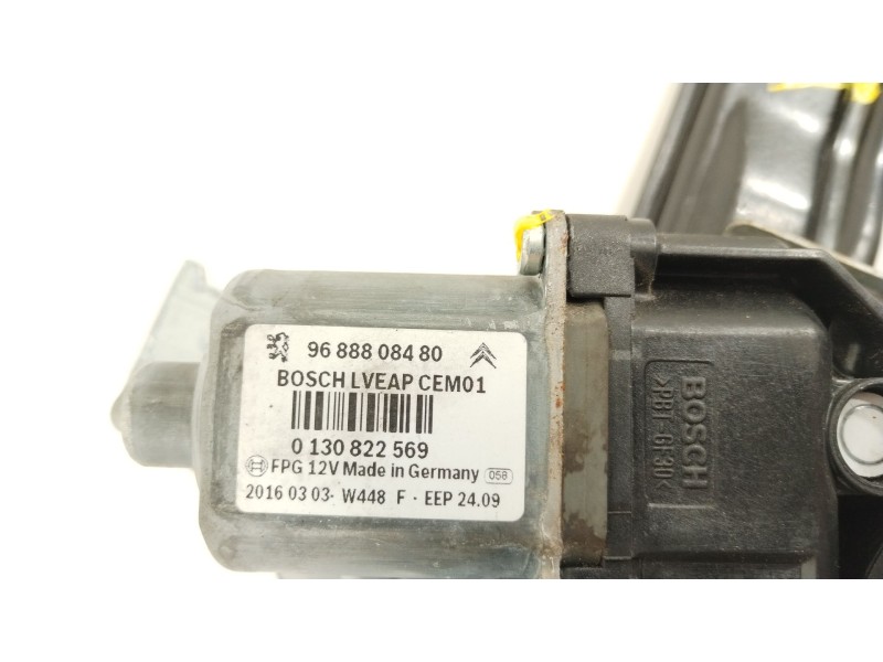 Recambio de elevalunas trasero izquierdo para peugeot 508 2.0 blue-hdi fap referencia OEM IAM 9686441380  9688808480