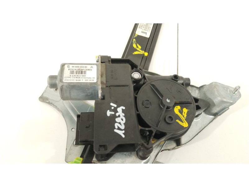 Recambio de elevalunas trasero izquierdo para peugeot 508 2.0 blue-hdi fap referencia OEM IAM 9686441380  9688808480