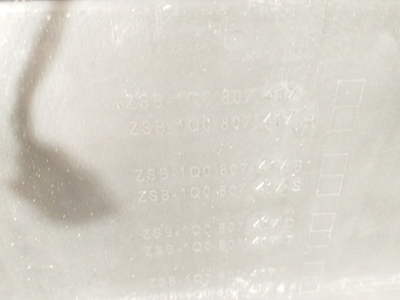 Recambio de paragolpes trasero para volkswagen eos (1f8) basis referencia OEM IAM 1Q0807417  