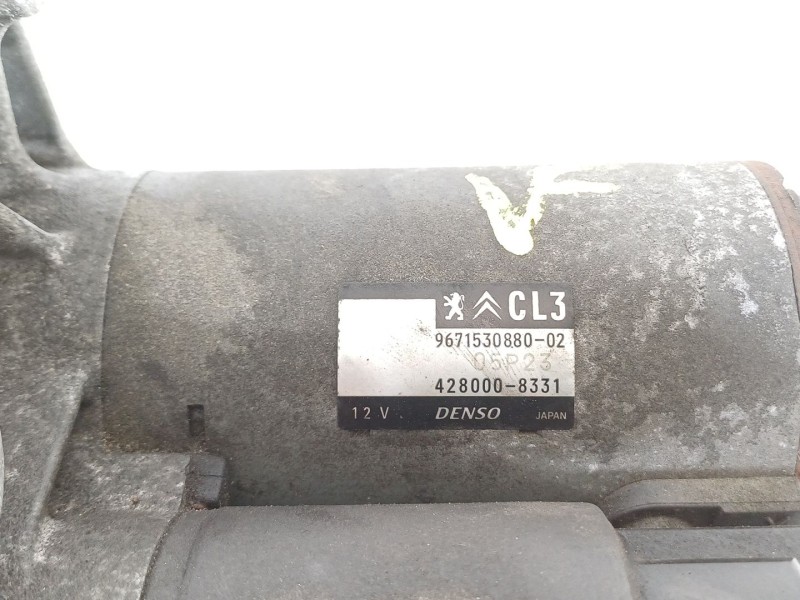 Recambio de motor arranque para peugeot 208 i (ca_, cc_) 1.2 vti 82 referencia OEM IAM 9671530880  