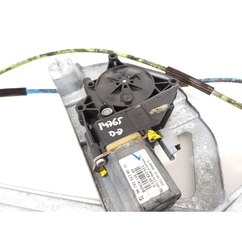 Recambio de elevalunas delantero derecho para peugeot 208 i (ca_, cc_) 1.2 vti 82 referencia OEM IAM 9674252380  