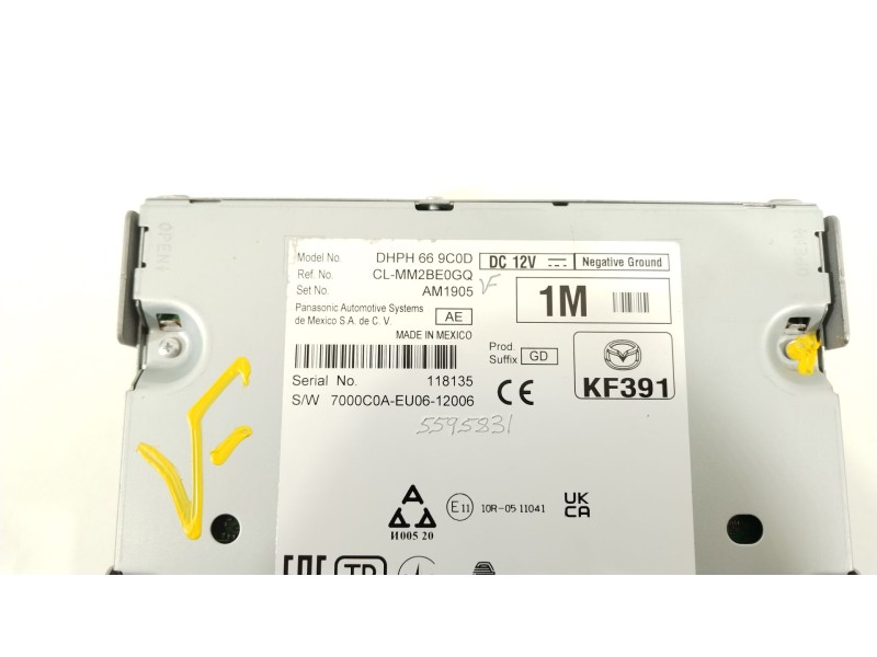 Recambio de sistema navegacion gps para mazda cx-30 zenith referencia OEM IAM DHPH66 CLMM2BE0GQ DHPH669C0D