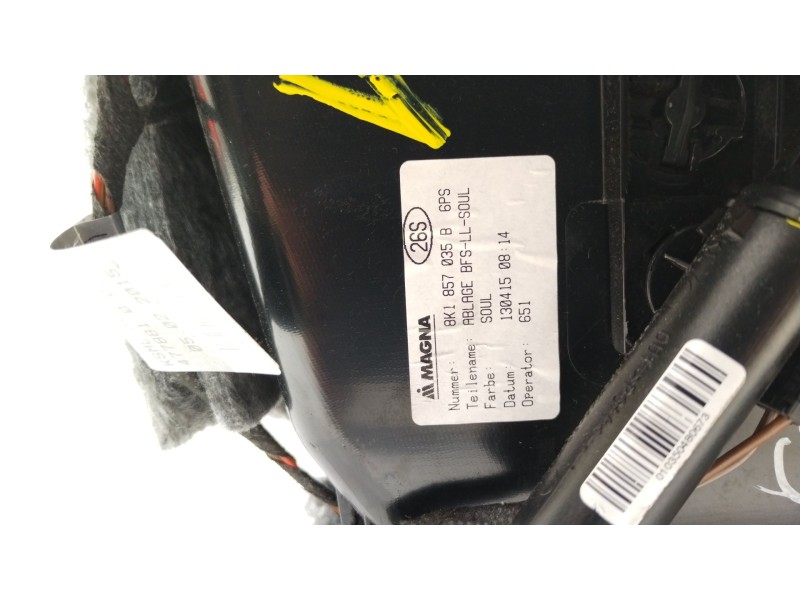 Recambio de guantera para audi a5 sportback (8ta) 2.0 tdi referencia OEM IAM 8K1857035B  8K0971679A