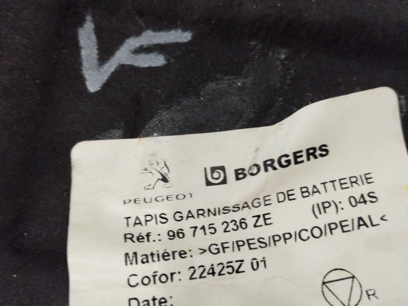 Recambio de bandeja trasera para peugeot 3008 monospace (0u_) 2.0 hdi hybrid4 referencia OEM IAM 96715240 96715236 