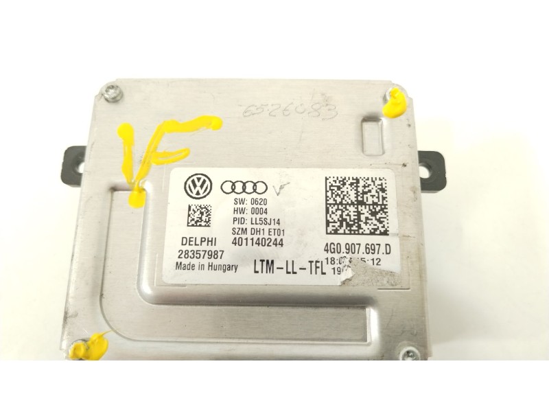 Recambio de centralita faros xenon para audi a5 sportback (8ta) 2.0 tdi referencia OEM IAM 4G0907697D  