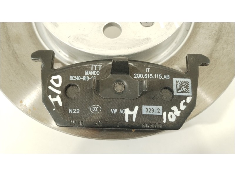 Recambio de disco freno delantero para seat arona (kj7, kjp) 1.6 mpi referencia OEM IAM 2Q0615301H 2Q0615109AP 2Q0615115AB