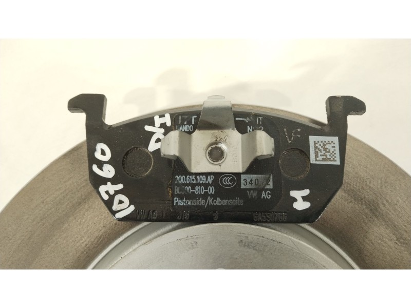 Recambio de disco freno delantero para seat arona (kj7, kjp) 1.6 mpi referencia OEM IAM 2Q0615301H 2Q0615109AP 2Q0615115AB