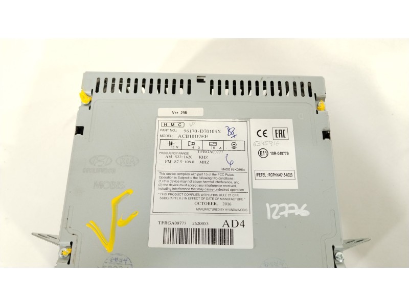 Recambio de sistema audio / radio cd para hyundai tucson essence bluedrive 2wd referencia OEM IAM 96170D70104X  