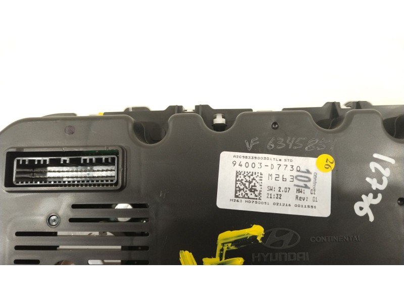 Recambio de cuadro instrumentos para hyundai tucson essence bluedrive 2wd referencia OEM IAM 94003D7730  