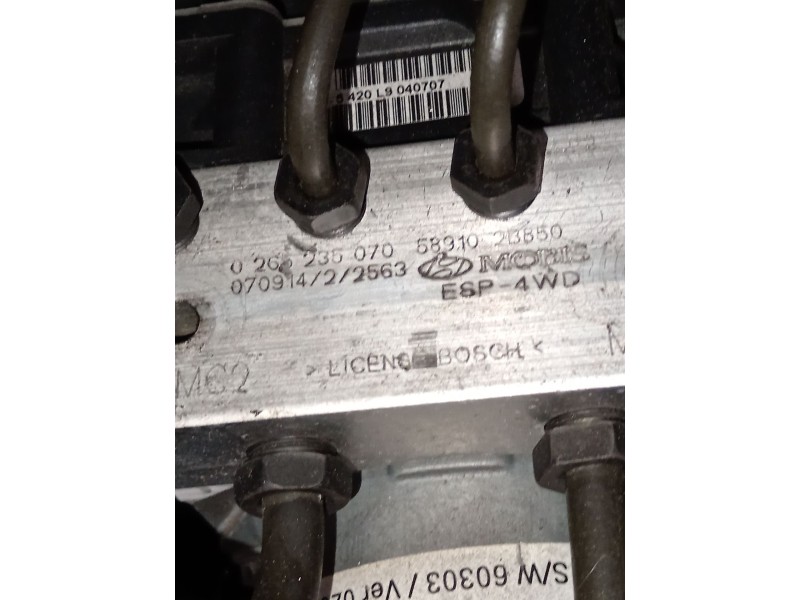Recambio de abs para hyundai santa fé ii furgoneta/suv (cm) crdi referencia OEM IAM 0265235070  589102B850