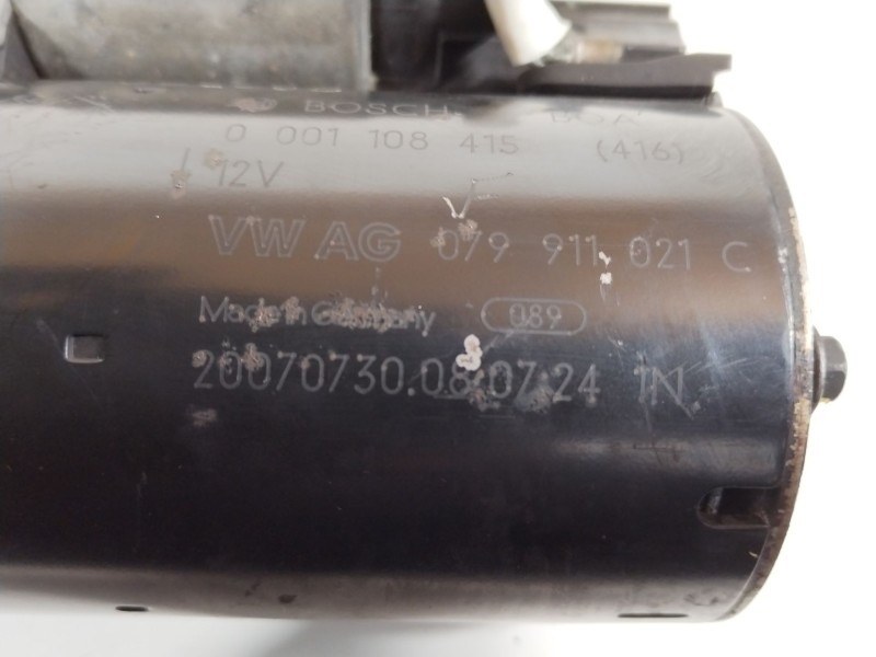 Recambio de motor arranque para audi a4 b8 (8k2) 3.2 fsi quattro referencia OEM IAM 079911021C  000110415