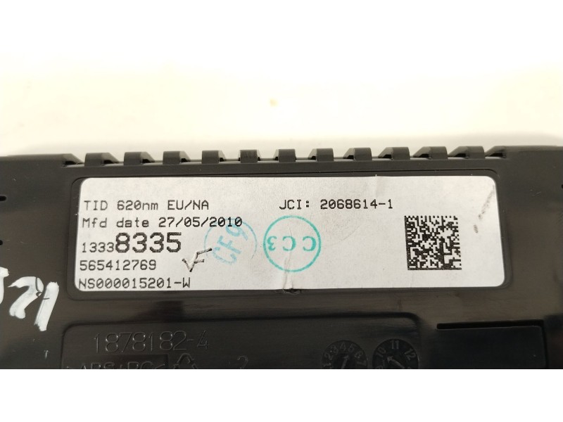 Recambio de pantalla multifuncion para opel astra j lim. selective business referencia OEM IAM 13338335  