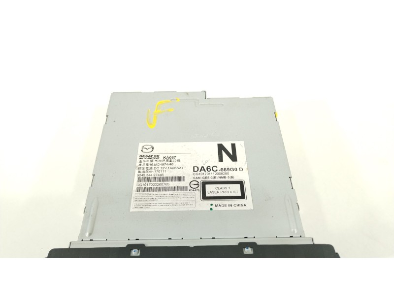 Recambio de sistema audio / radio cd para mazda cx-3 luxury referencia OEM IAM DA6C669G0D  DA6C669G0