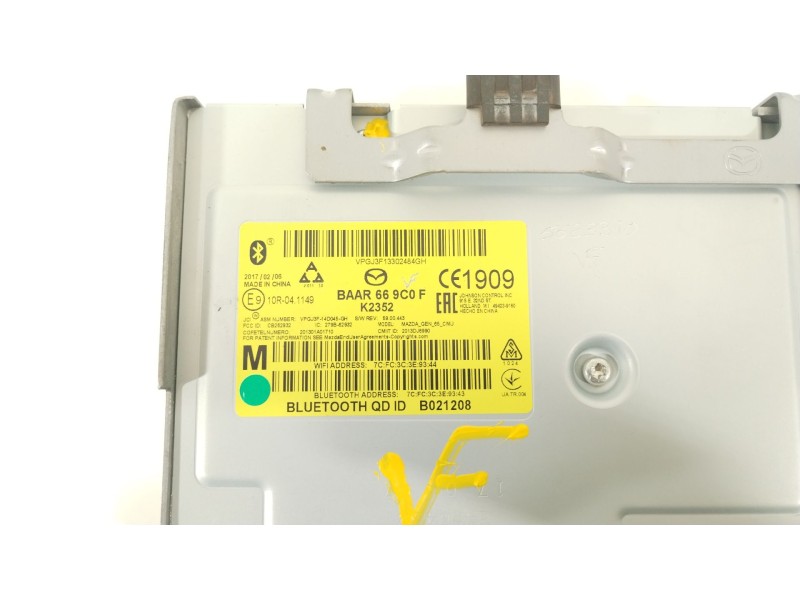 Recambio de sistema navegacion gps para mazda cx-3 luxury referencia OEM IAM BAAR669C0F VPGJ3F13302484GH VPGJ1F14E800BC