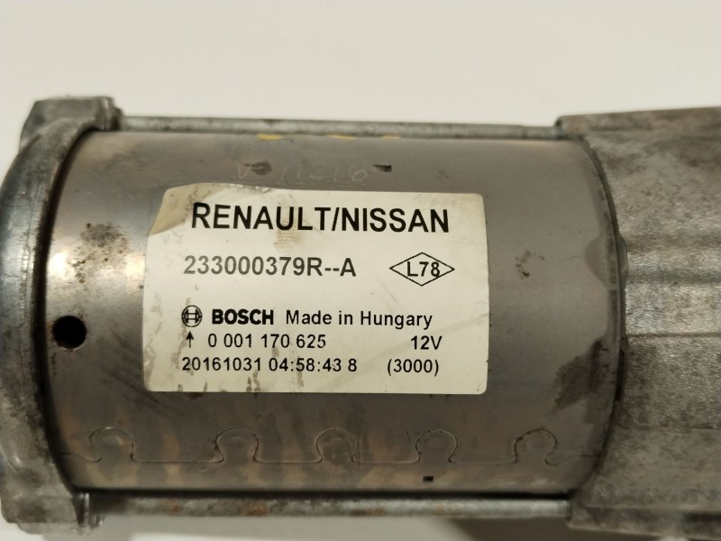 Recambio de motor arranque para nissan qashqai (j11) 360 referencia OEM IAM 233000379R 20161031 0001170625