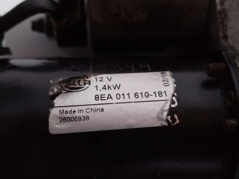 Recambio de motor arranque para peugeot 207/207+ (wa_, wc_) 1.4 hdi referencia OEM IAM 8EA011610181  