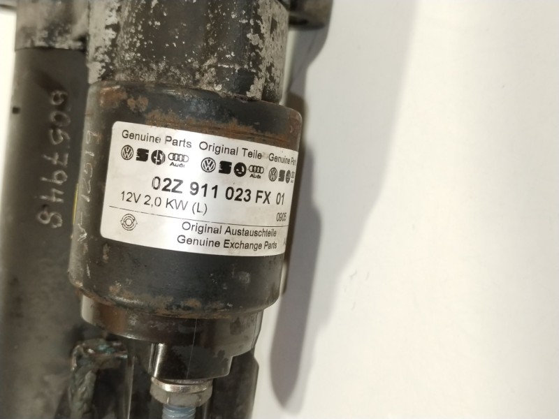 Recambio de motor arranque para audi a3 (8p) 1.9 tdi ambiente referencia OEM IAM 02Z911023FX  