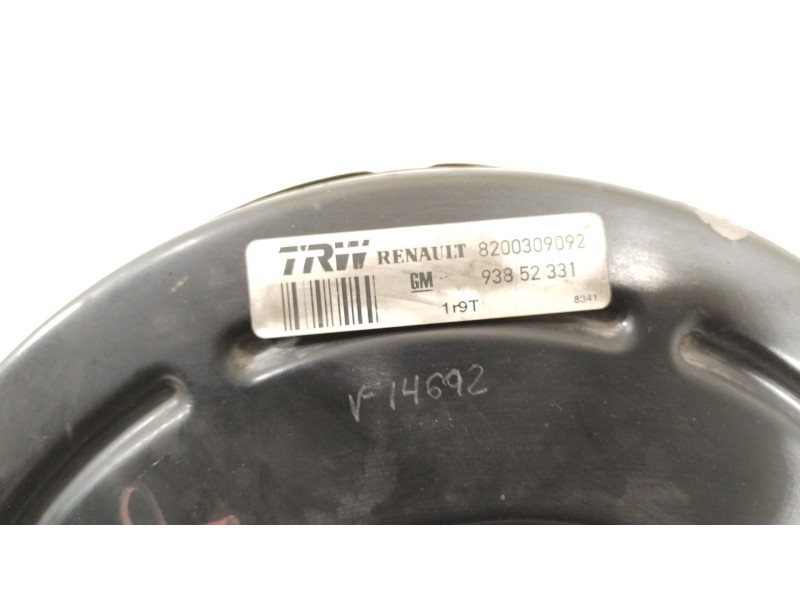 Recambio de servofreno para nissan primastar furgoneta (x83) 2.0 dci 115 referencia OEM IAM 8200309092  93852331