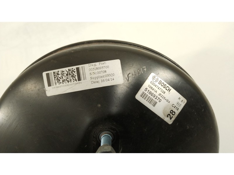 Recambio de servofreno para lancia ypsilon (402) gold referencia OEM IAM 518693700 51869370 0204747328