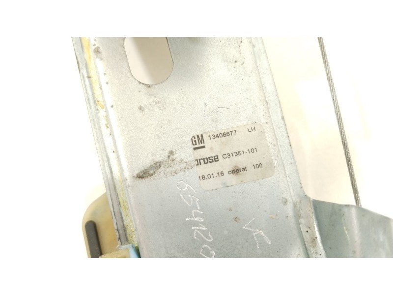 Recambio de elevalunas trasero izquierdo para opel astra k (b16) 1.6 cdti (68) referencia OEM IAM 13406677  