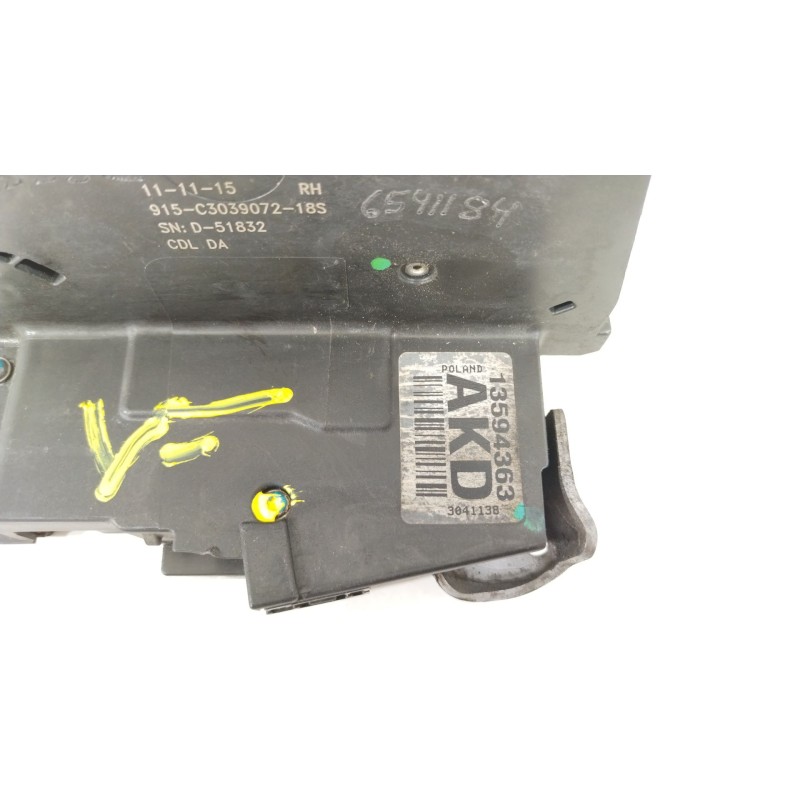 Recambio de cerradura puerta delantera derecha para opel astra k (b16) 1.6 cdti (68) referencia OEM IAM 13594363  