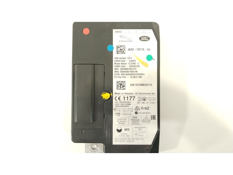 Recambio de modulo electronico para jaguar xe portfolio referencia OEM IAM J8A270718AJ  