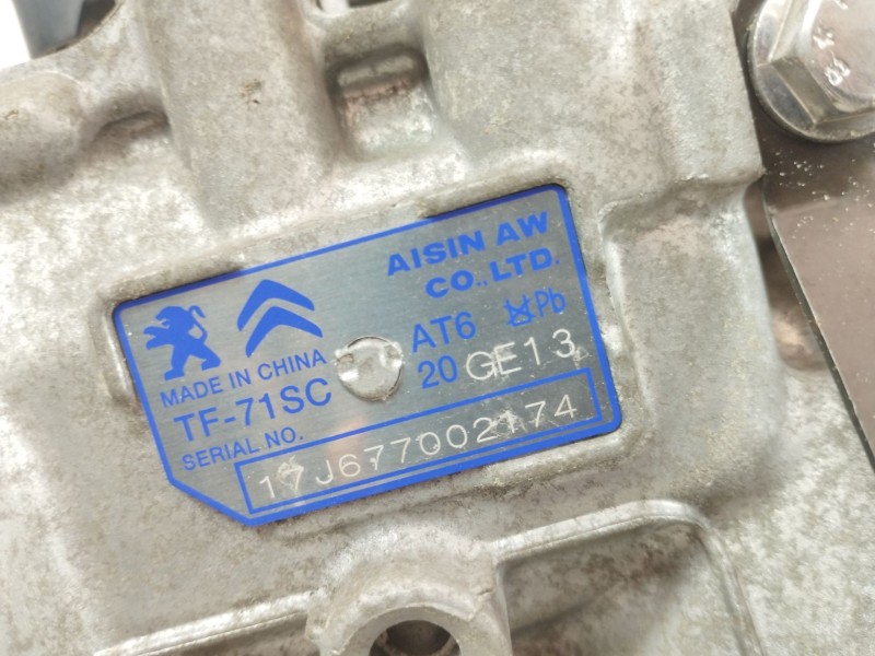 Recambio de caja cambios para citroën c3 feel referencia OEM IAM 20GE13  TF71SC