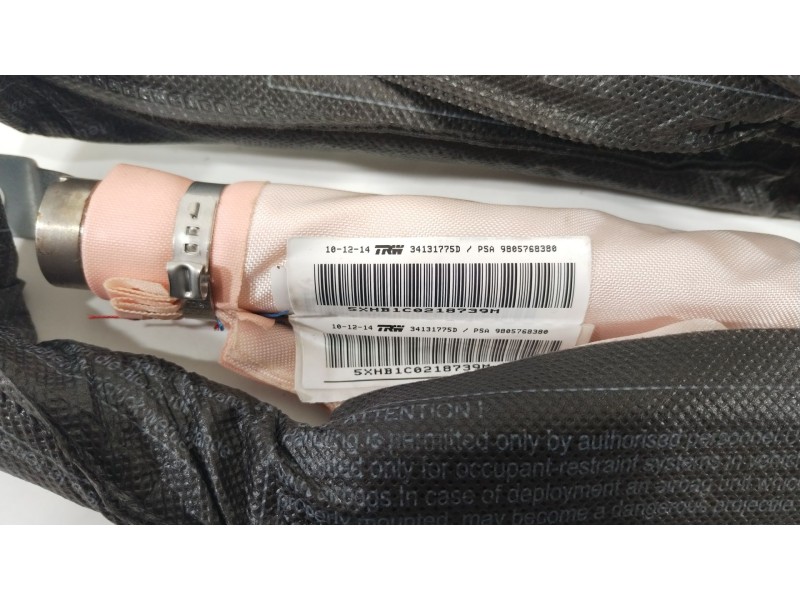 Recambio de airbag delantero derecho para peugeot 308 sw active referencia OEM IAM 9805768380  