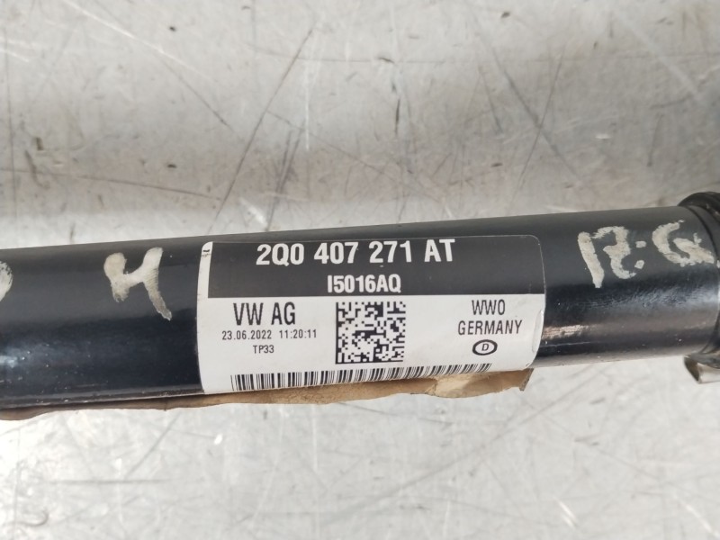 Recambio de transmision delantera izquierda para seat arona (kj7, kjp) 1.6 mpi referencia OEM IAM 2Q0407271AT  