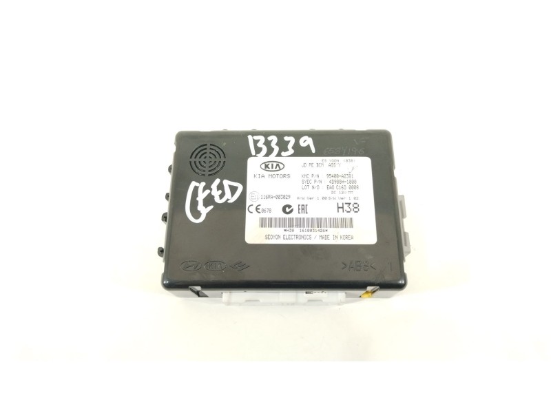 Recambio de modulo electronico para kia cee´d (jd) 1.6 crdi 136 referencia OEM IAM 95400A2381  