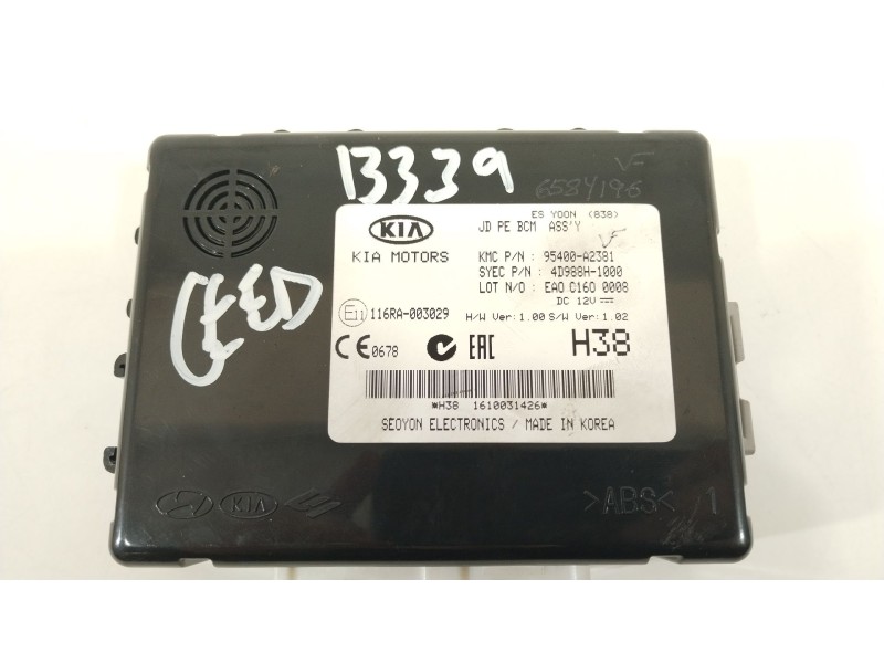 Recambio de modulo electronico para kia cee´d (jd) 1.6 crdi 136 referencia OEM IAM 95400A2381  