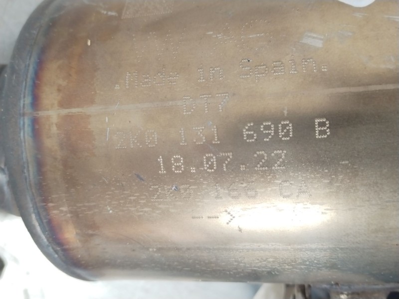 Recambio de catalizador para seat arona (kj7, kjp) 1.6 mpi referencia OEM IAM 2K0166CA 2K0178CB 