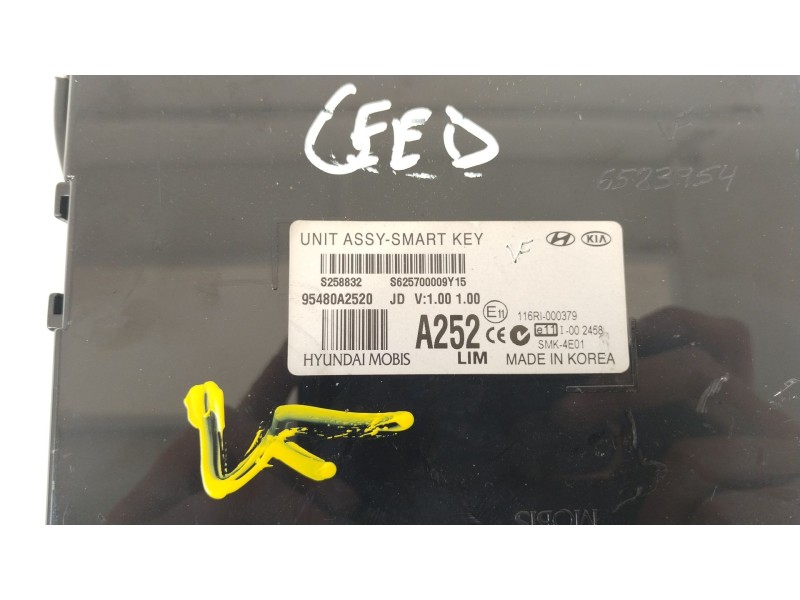 Recambio de modulo electronico para kia cee´d (jd) 1.6 crdi 136 referencia OEM IAM 95480A2520  