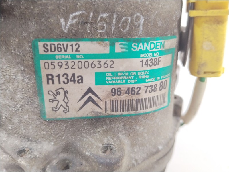 Recambio de compresor aire acondicionado para citroën xsara (n1) 1.6 16v referencia OEM IAM 9646273880  SD6V12