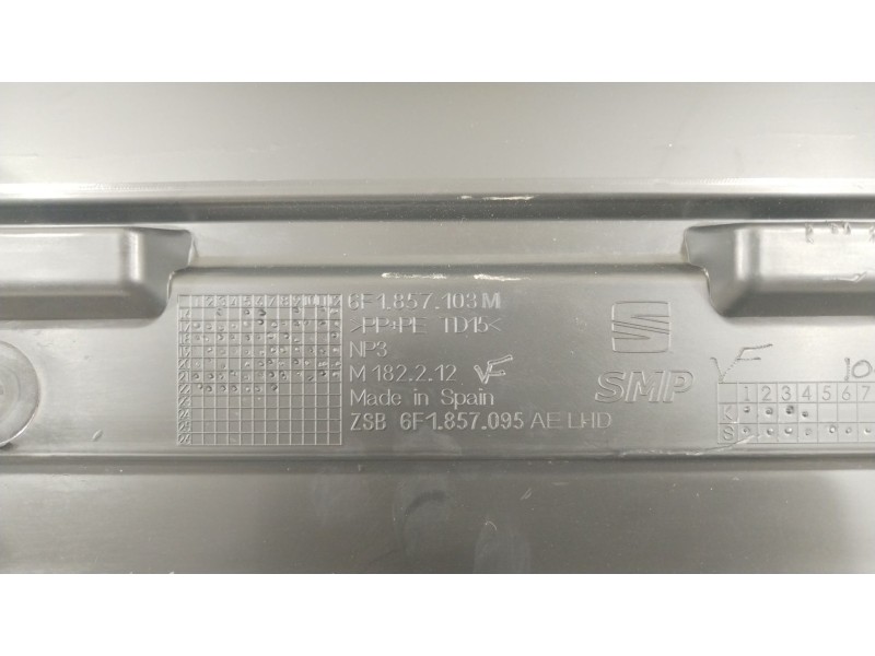 Recambio de guantera para seat arona (kj7, kjp) 1.6 mpi referencia OEM IAM 6F1857103M  