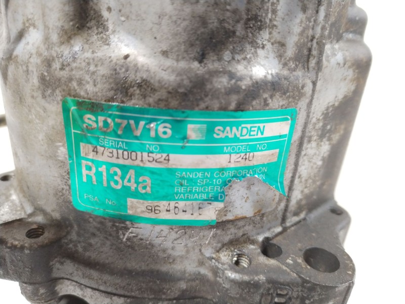 Recambio de compresor aire acondicionado para fiat ulysse (179_) 2.2 jtd referencia OEM IAM 9646416780  SD7V16