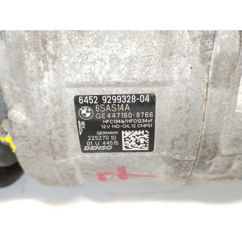 Recambio de compresor aire acondicionado para bmw serie 3 touring (f31) 320d referencia OEM IAM 64529299328 GE4471608766 6SAS14A