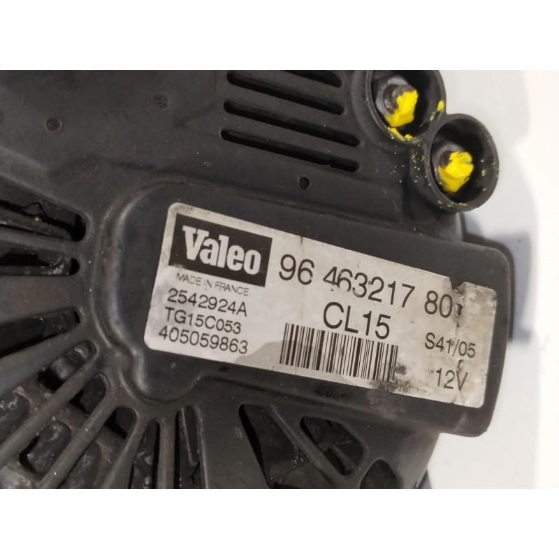 Recambio de alternador para peugeot 207/207+ (wa_, wc_) 1.4 hdi referencia OEM IAM 9646321780 TG15C053 405059863