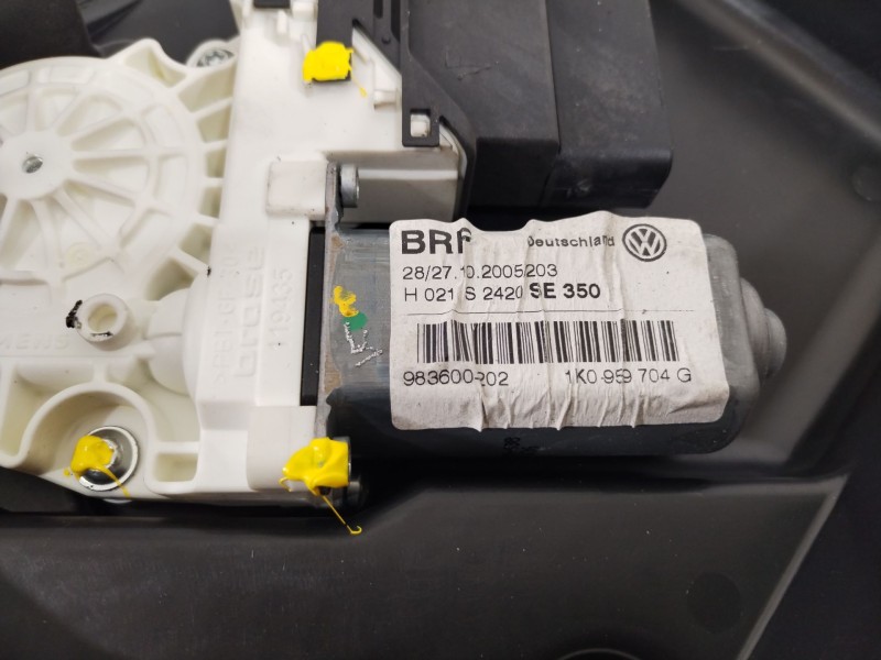 Recambio de elevalunas trasero derecho para seat leon (1p1) 2.0 tdi 16v referencia OEM IAM 1K0959704G  