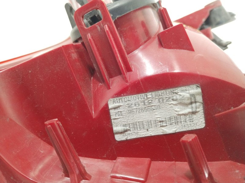 Recambio de piloto trasero derecho para peugeot 5008 sport pack referencia OEM IAM 9672666680  26120202