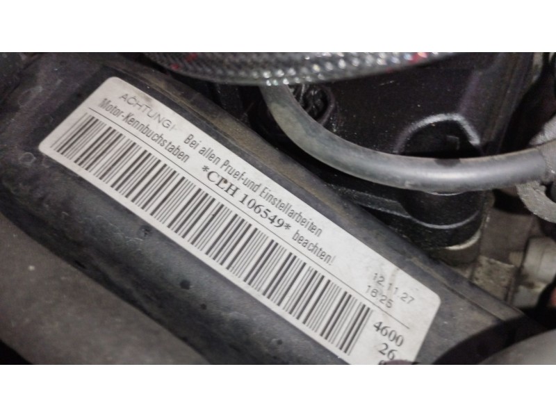 Recambio de motor completo para audi a3 (8v1, 8vk) 1.6 tdi referencia OEM IAM CLH   Recambio de motor completo para audi a3 (8v1, 8vk) 1.6 tdi referencia OEM IAM CLH
