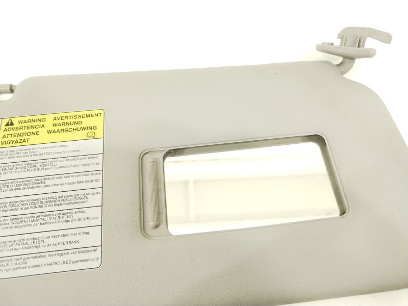 Recambio de parasol derecho para suzuki swift iii (mz, ez) 1.3 (rs 413) referencia OEM IAM 8480162J426GS  