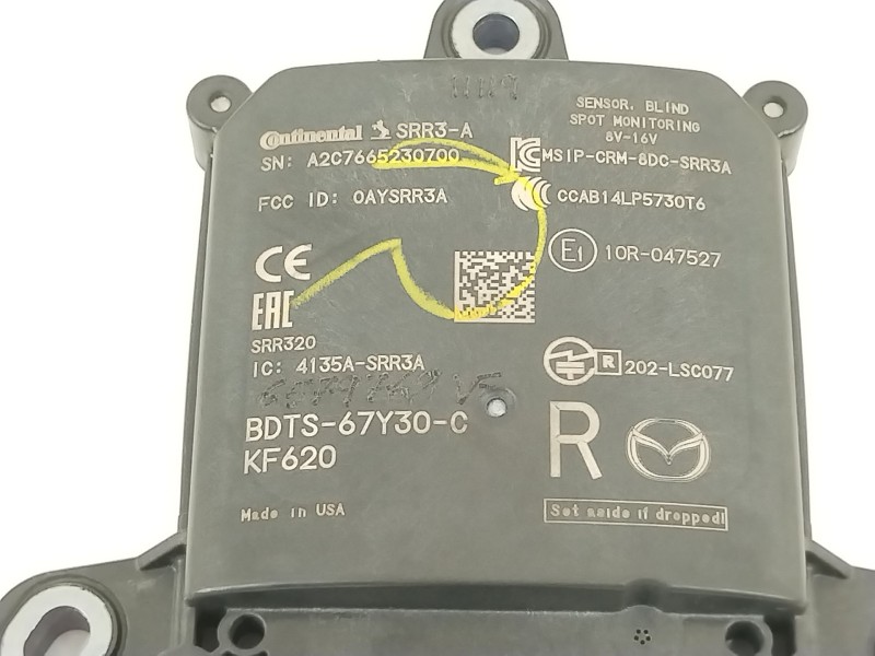 Recambio de sensor para mazda cx-30 zenith referencia OEM IAM BDTS67Y30C  BDTS67Y30