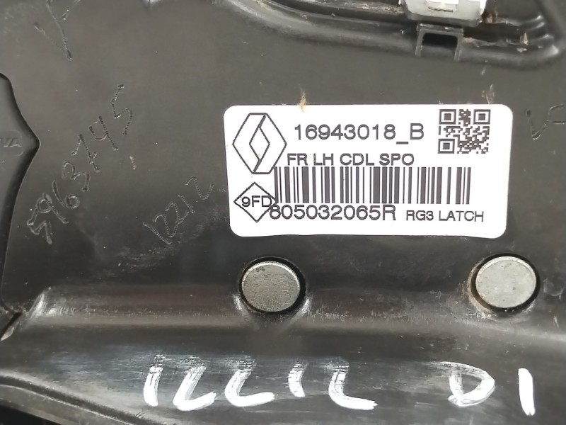 Recambio de cerradura puerta delantera izquierda para renault megane iv berlina 5p bose-edition referencia OEM IAM 805032065R  