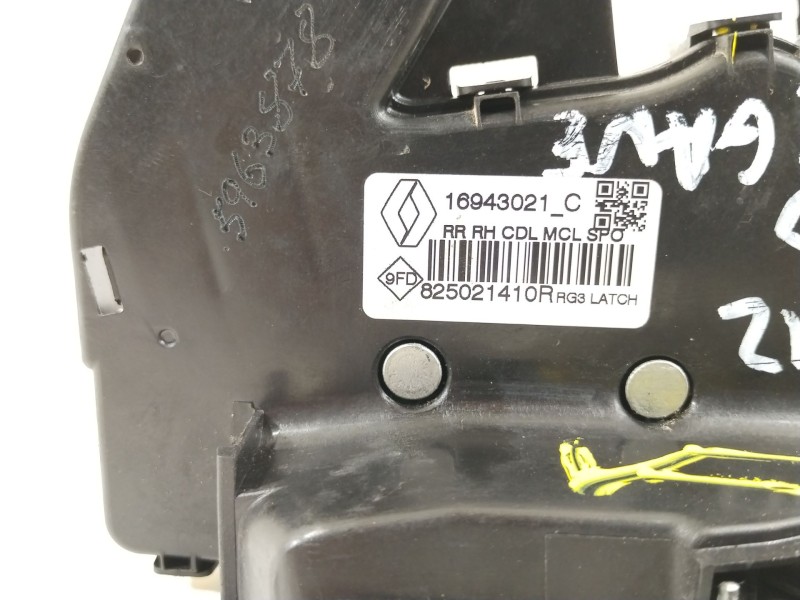 Recambio de cerradura puerta trasera derecha para renault megane iv berlina 5p bose-edition referencia OEM IAM 825021410R  