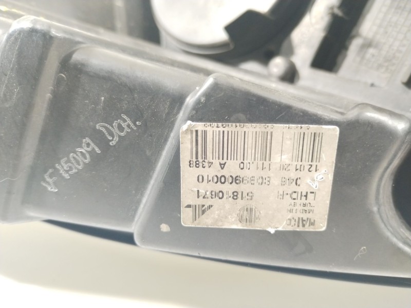 Recambio de faro derecho para fiat doblo cargo (263_) 1.6 d multijet referencia OEM IAM 51810671  8089900010