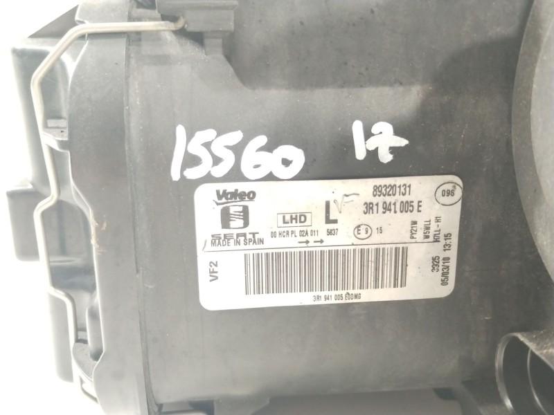 Recambio de faro izquierdo para seat exeo st (3r5) 2.0 tdi referencia OEM IAM 3R1941005E  89320131