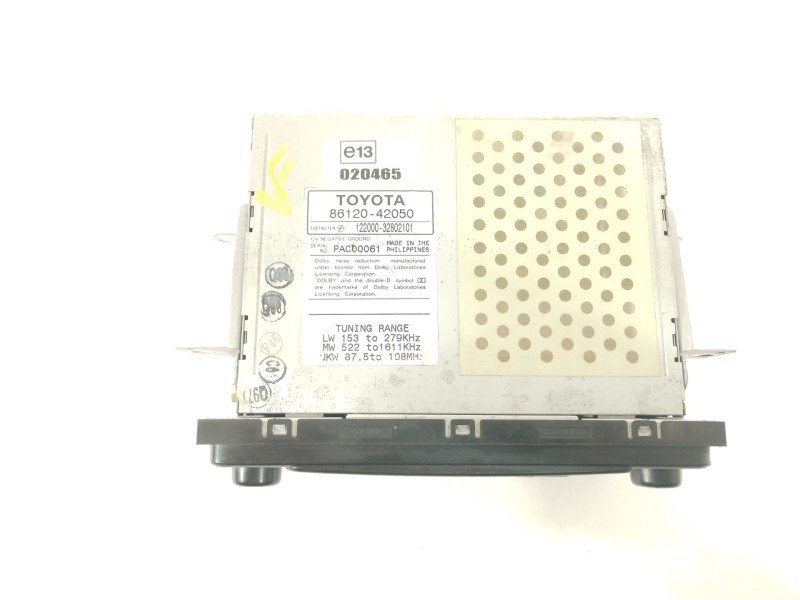 Recambio de sistema audio / radio cd para toyota rav 4 (a2) 1.8 luna (2003) referencia OEM IAM 8612042050  