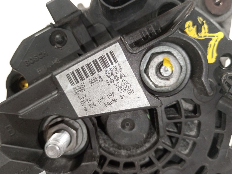 Recambio de alternador para audi a4 avant (8e) 2.0 tdi referencia OEM IAM 06F903023J  0124525092