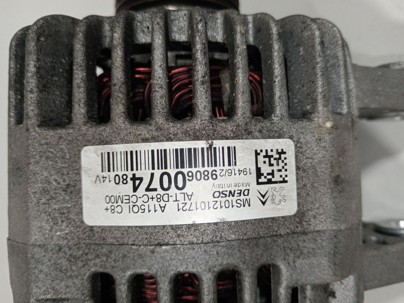 Recambio de alternador para peugeot 308 business line referencia OEM IAM 9806007480  MS1012101721